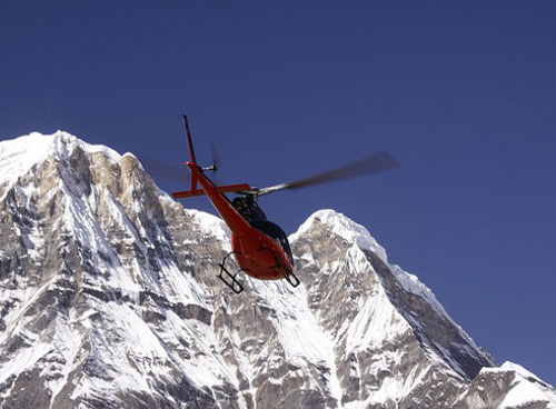 Mountain Flight by Helicopter